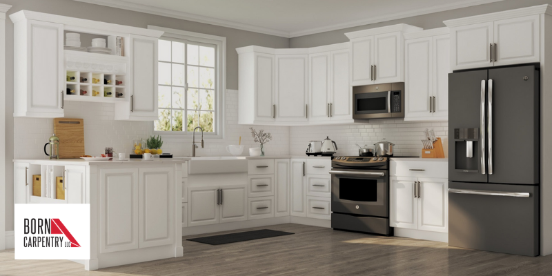 The kitchen cabinets need a new look
