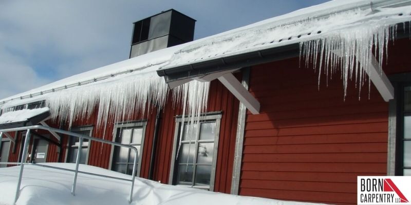 how roof ice dams form