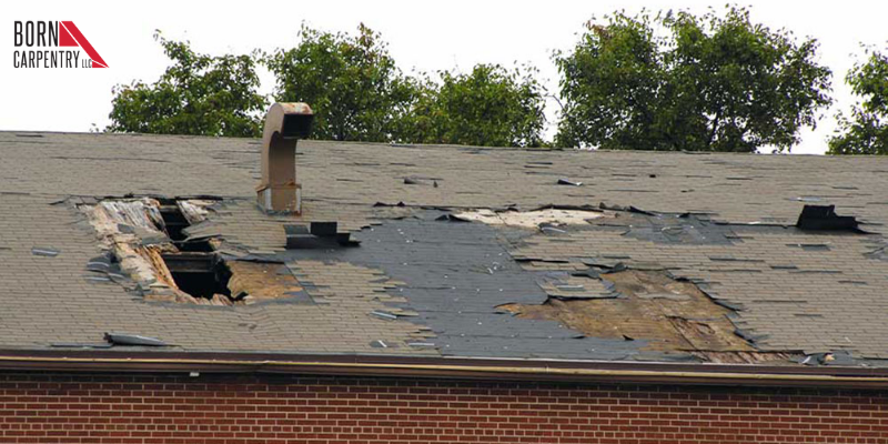 Strom Damage to roof