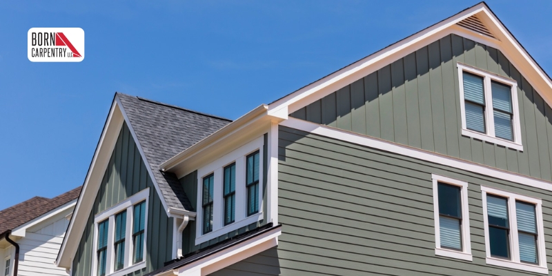 Siding with Roofing